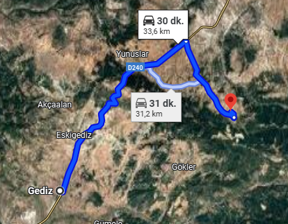 KÜTAHYA GEDİZ CEBRAİL- FATİH MAH. 478M² TARLA SATILIKTIR. - KÜTAHYA GEDİZ fotoğraf 5